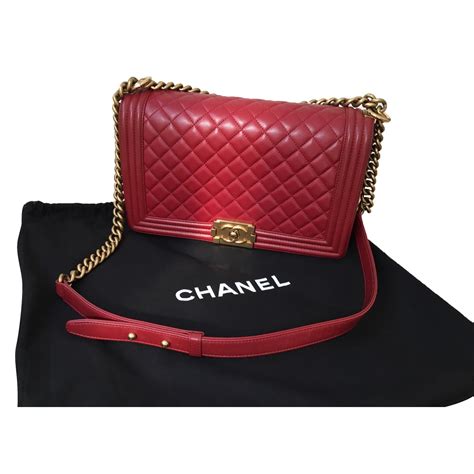 red chanel boy bag|boy chanel bag price.